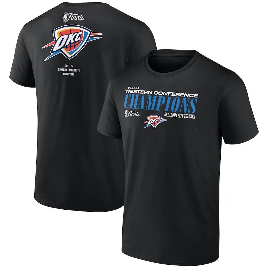 Men Oklahoma City Thunder  short T Shirt 2025 style 14
